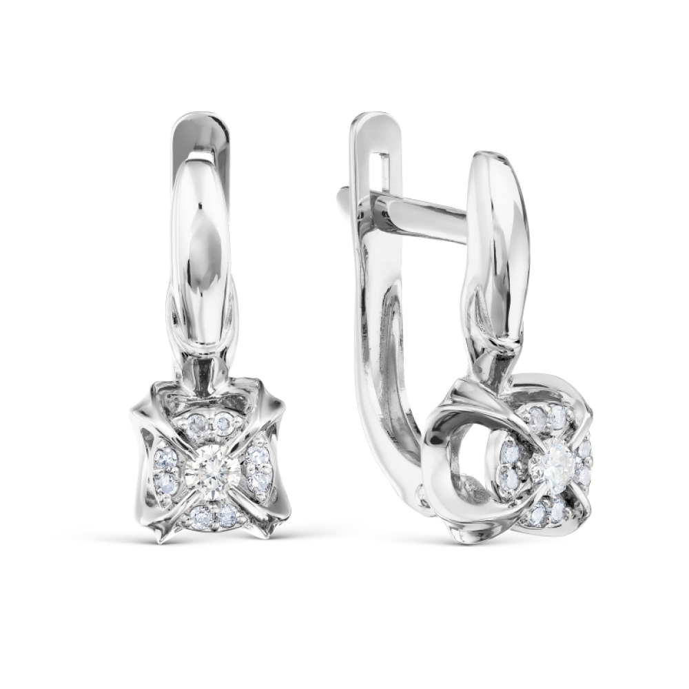 Серьги золотые Т30102Б740 | Кольцо золотое Т30101А836 купить по цене 54042 руб. в ювелирном магазине ⭐️ «Золотая Подкова»