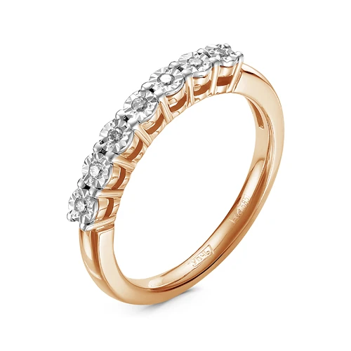 Кольцо золотое 01-14-5002 | Кольца дорожка купить по выгодной цене в ювелирном магазине ⭐️ «Золотая Подкова»