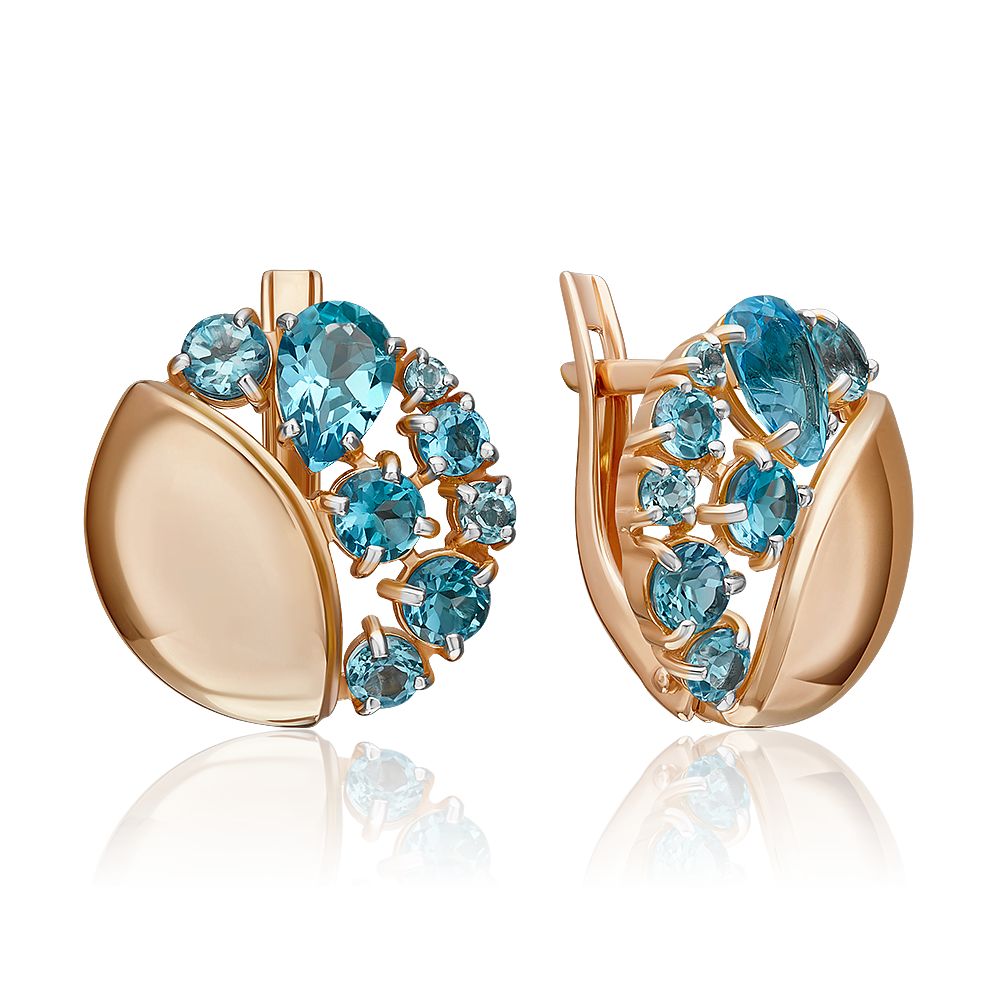 Серьги золотые 02-5396-00-201-1110 | Кольцо золотое 01-5828-00-201-1110 купить по цене 41325 руб. в ювелирном магазине ⭐️ «Золотая Подкова»