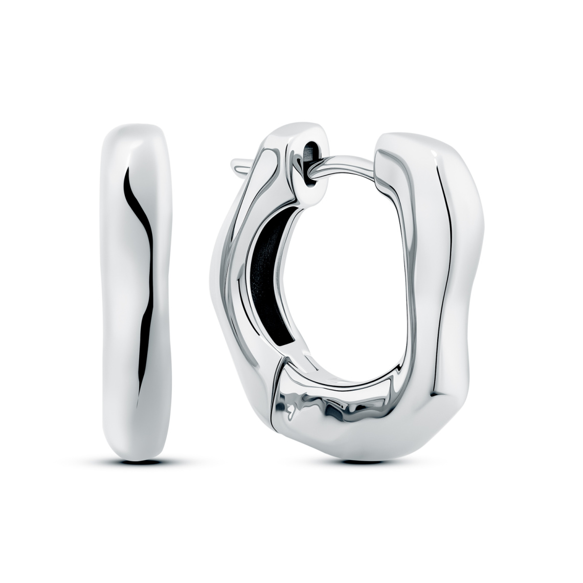 Серьги серебряные 01201-20-090101-00 | Кольцо серебряное 01201-10-090101-00 купить по цене 8247 руб. в ювелирном магазине ⭐️ «Золотая Подкова»