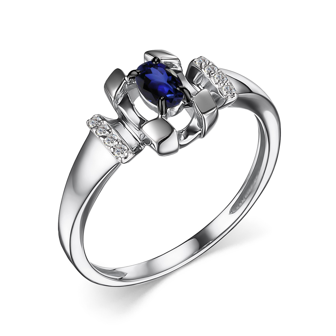 Кольцо золотое 14723-202 | Серьги золотые 24723-202 купить по цене 108597 руб. в ювелирном магазине ⭐️ «Золотая Подкова»