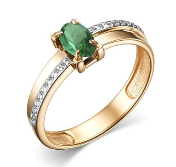 Кольцо золотое 15-101 | Серьги золотые 25-101 купить по цене 118140 руб. в ювелирном магазине ⭐️ «Золотая Подкова»