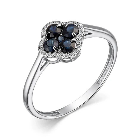 Кольцо золотое 15275-202 | Ювелирные изделия от бренда Алькор 💍 купить по доступной цене в ювелирной сети «Золотая Подкова»