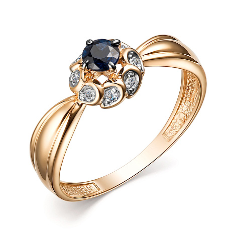 Кольцо золотое 14919-102 | Серьги золотые 24919-102 купить по цене 161314 руб. в ювелирном магазине ⭐️ «Золотая Подкова»