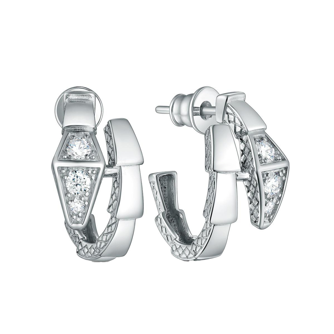 Серьги серебряные 521-10-623р | Колье серебряное 441-10-623-1р купить по цене 7497 руб. в ювелирном магазине ⭐️ «Золотая Подкова»