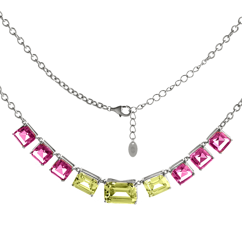 Колье серебряное NE008706 | Браслет серебряный BR009745 купить по цене 7741 руб. в ювелирном магазине ⭐️ «Золотая Подкова»