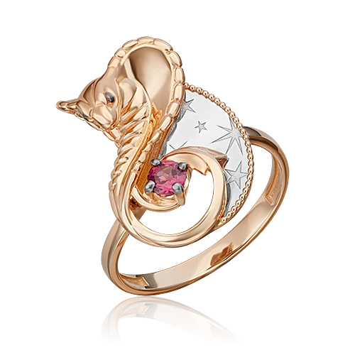 Кольцо золотое 01-5554-00-204-1111 | Ювелирные изделия от бренда Платина 💍 купить по доступной цене в ювелирной сети «Золотая Подкова»