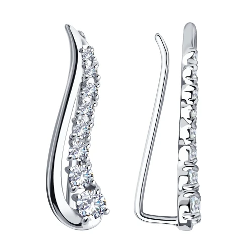 Серьги серебряные 94021849