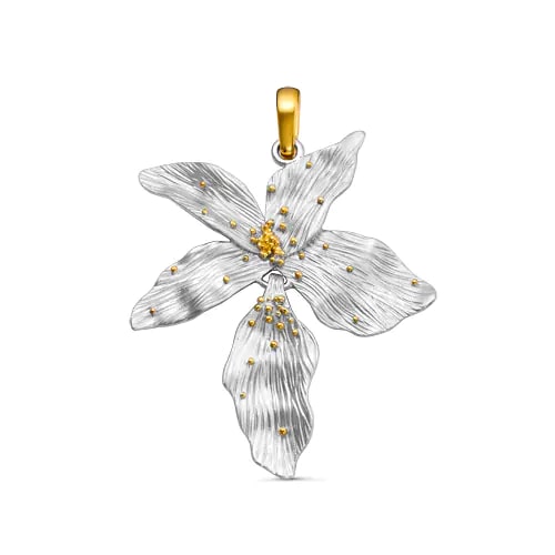 Подвеска серебряная П-33-0332W поз. | #default_image_alt#