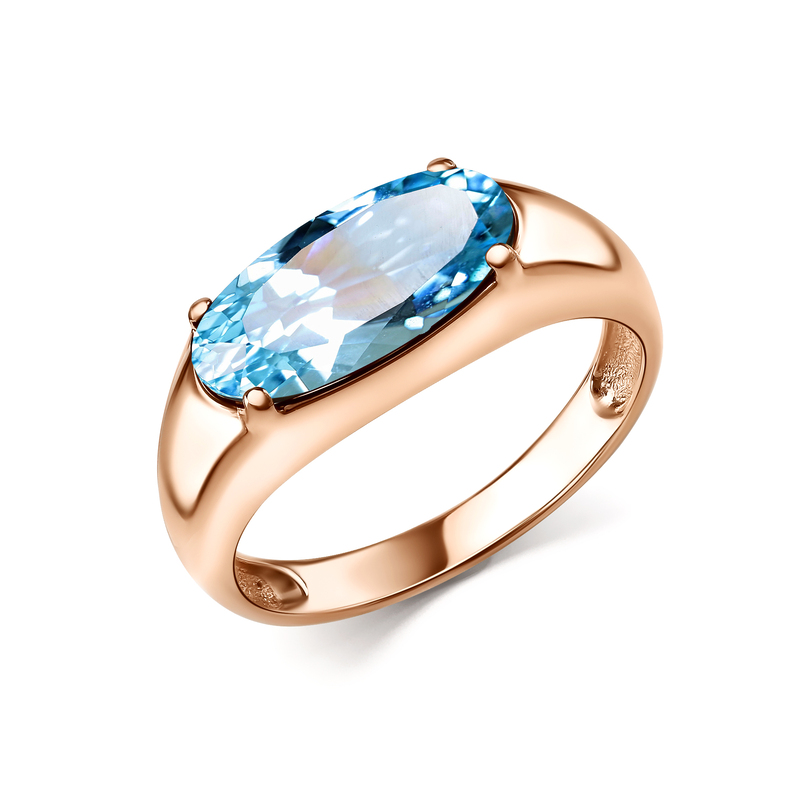 Кольцо золотое 1991235 Топаз свисс | #default_image_alt#