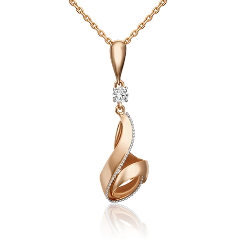 Подвеска золотая 03-3088-00-501-1111-38 | Ювелирные изделия от бренда Платина 💍 купить по доступной цене в ювелирной сети «Золотая Подкова»