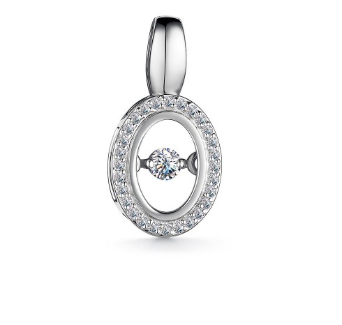 Подвеска золотая 35861-200 | Кольцо золотое 15861-200 купить по цене 84037 руб. в ювелирном магазине ⭐️ «Золотая Подкова»