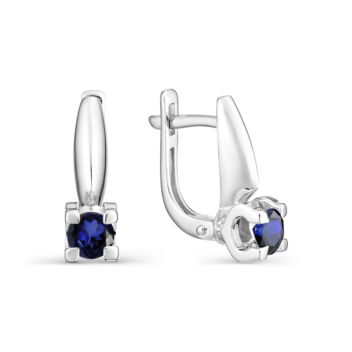 Серьги золотые 22947-202 | Кольцо золотое 12947-202 купить по цене 84762 руб. в ювелирном магазине ⭐️ «Золотая Подкова»