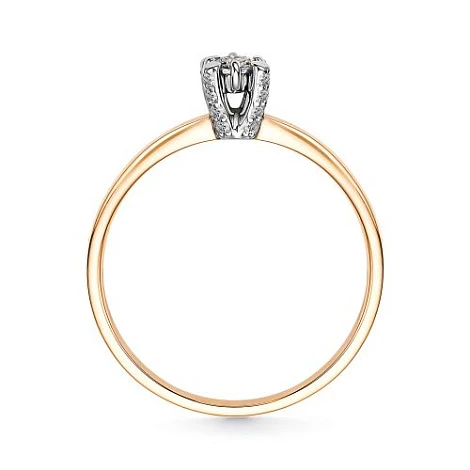 Кольцо из золота с бриллиантами