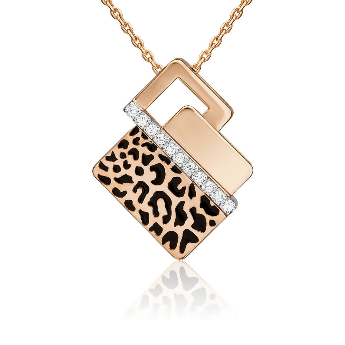 Подвеска золотая 03-3442-00-401-1110 | Браслет золотой 05-0801-00-401-1110 купить по цене 82740 руб. в ювелирном магазине ⭐️ «Золотая Подкова»