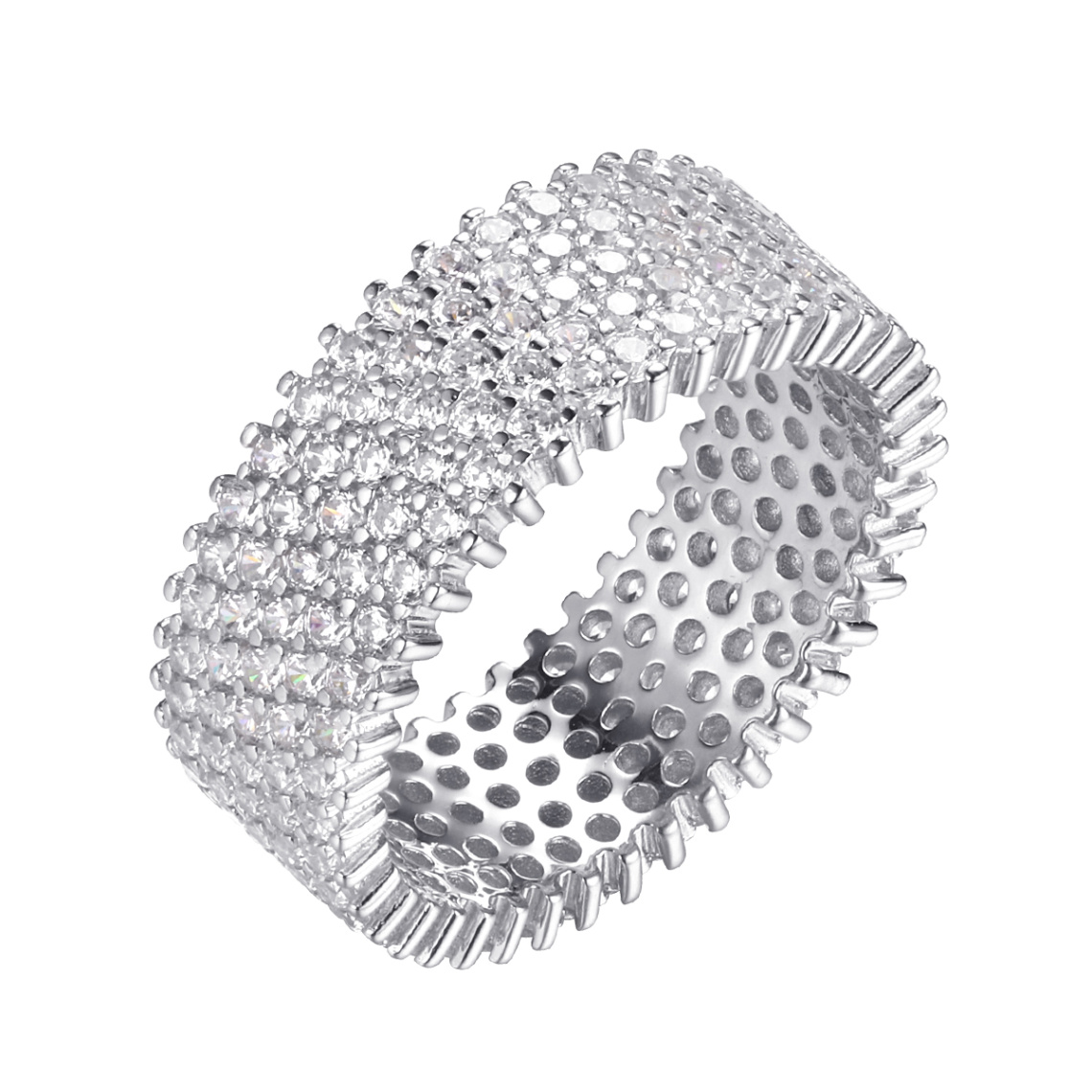 Кольцо серебряное SL-R00248-X-W-X-X-W |  купить по цене 8495 руб. в ювелирном магазине ⭐️ «Золотая Подкова»