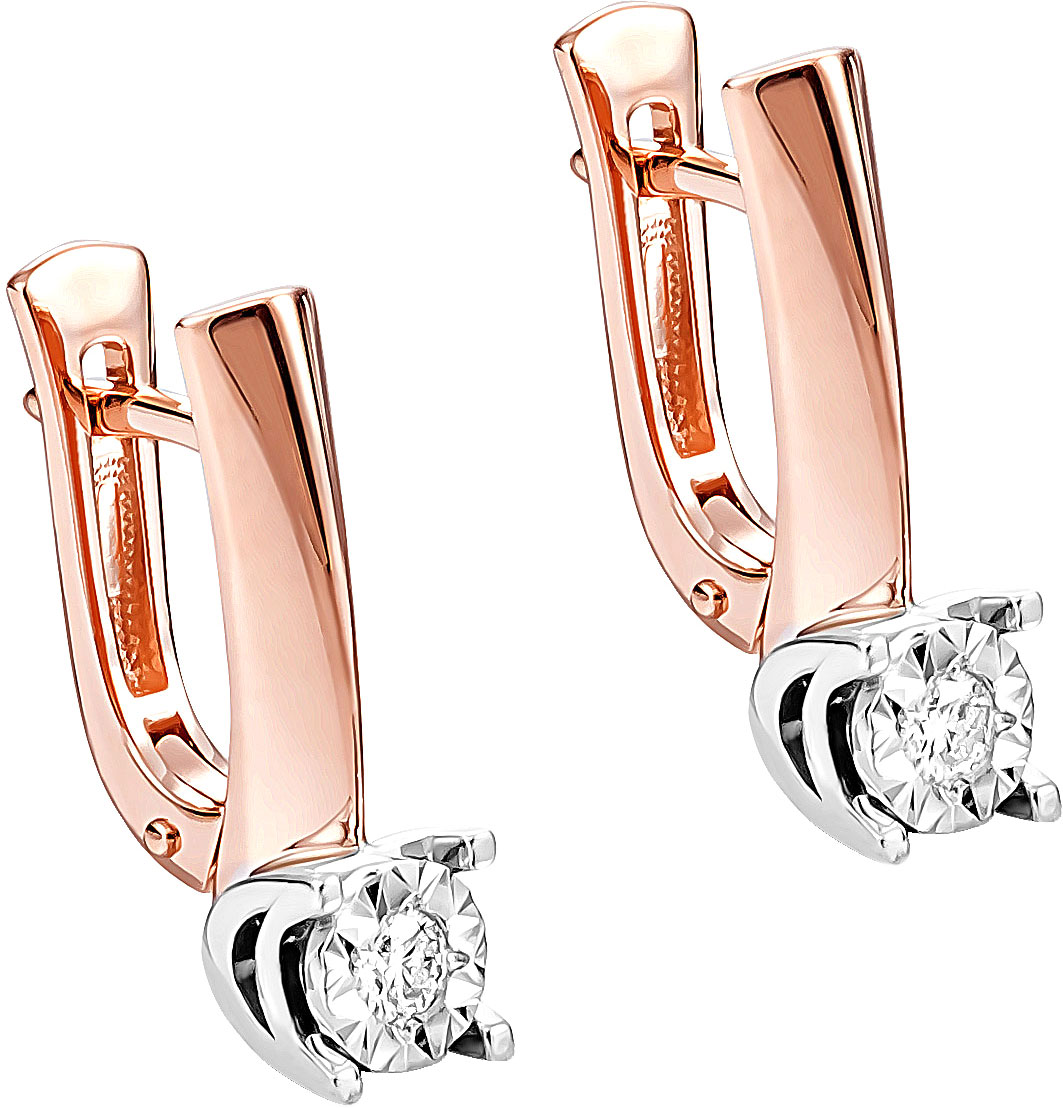 Серьги золотые 12-01093-1000 | Кольцо золотое 11-01093-1000 купить по цене 70005 руб. в ювелирном магазине ⭐️ «Золотая Подкова»