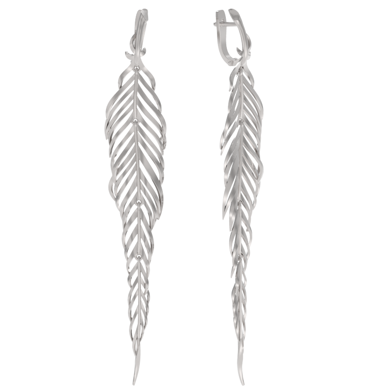 Серьги из серебра