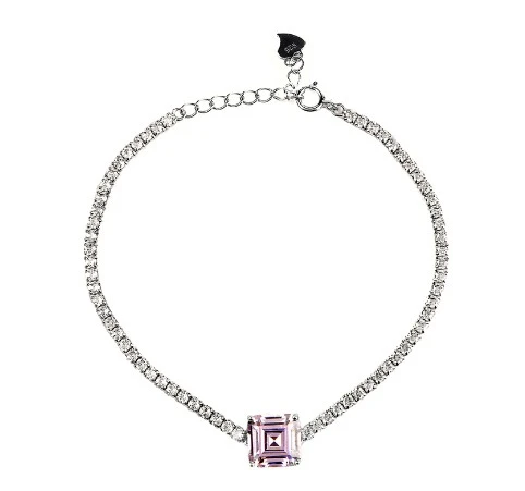 Браслет серебряный C5662 | Браслеты с фианитом купить по выгодной цене в ювелирном магазине ⭐️ «Золотая Подкова»