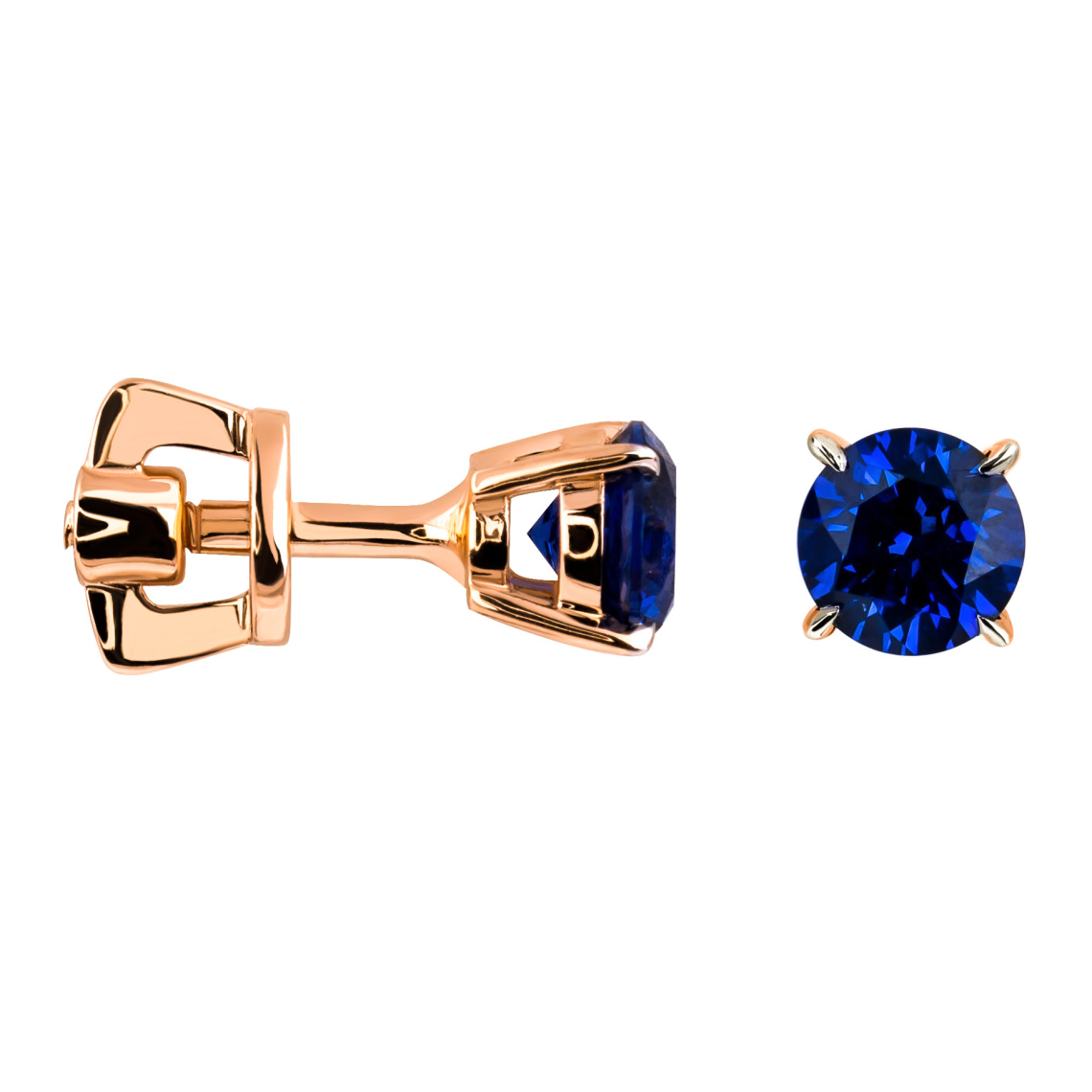 Серьги золотые 930454Сапфир гт. | Кольцо золотое 920502Сапфир гт.Лс. купить по цене 239107 руб. в ювелирном магазине ⭐️ «Золотая Подкова»