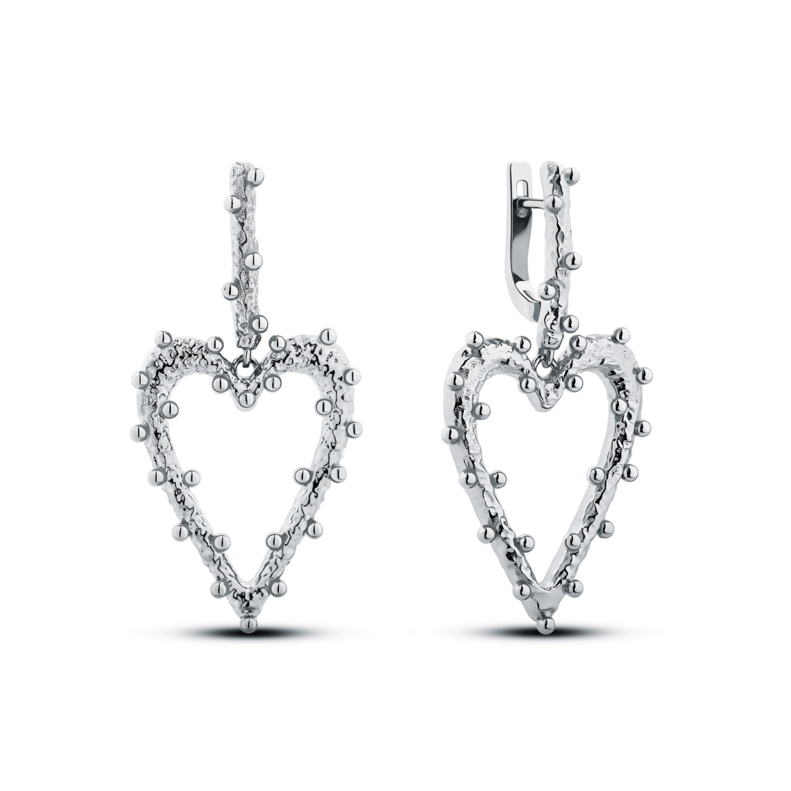 Серьги серебряные 01202-20-090101-00 | Колье серебряное 01202-50-090101-00 купить по цене 10314 руб. в ювелирном магазине ⭐️ «Золотая Подкова»