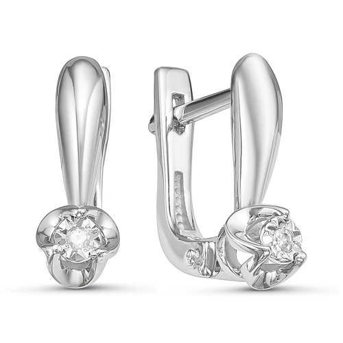 Серьги из золота с бриллиантами