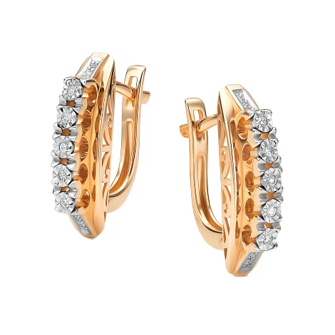 Серьги золотые 26150-100 | Ювелирные изделия Золотые купить по выгодной цене в ювелирном магазине ⭐️ «Золотая Подкова»