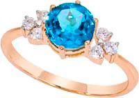 Кольцо золотое 1015921-11230-T | Ювелирные изделия в сети Золотая Подкова