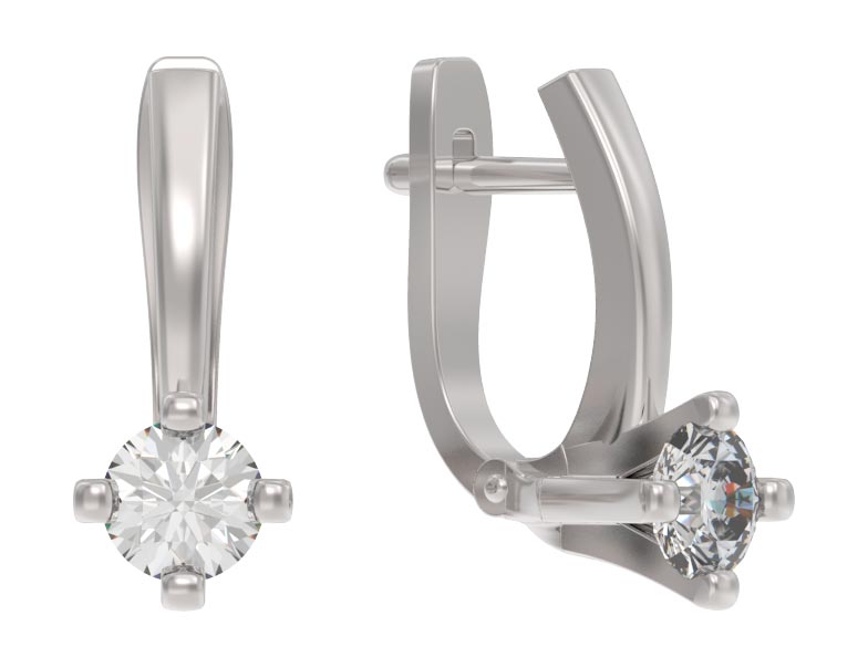 Серьги серебряные 1035952-01210 | Кольцо серебряное 1035951-01210 купить по цене 3213 руб. в ювелирном магазине ⭐️ «Золотая Подкова»