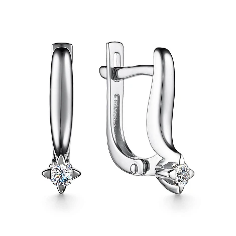 Серьги из золота с бриллиантами