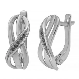 Серьги золотые 803-02415-21-12-00-10 | Ювелирные изделия в сети Золотая Подкова