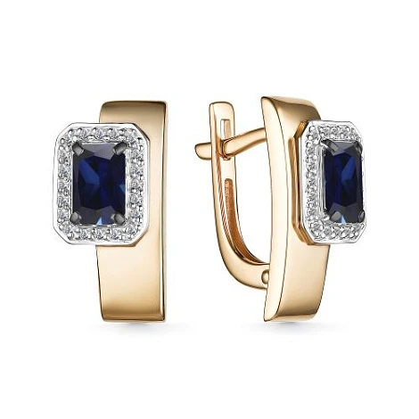 Серьги золотые 25628-102