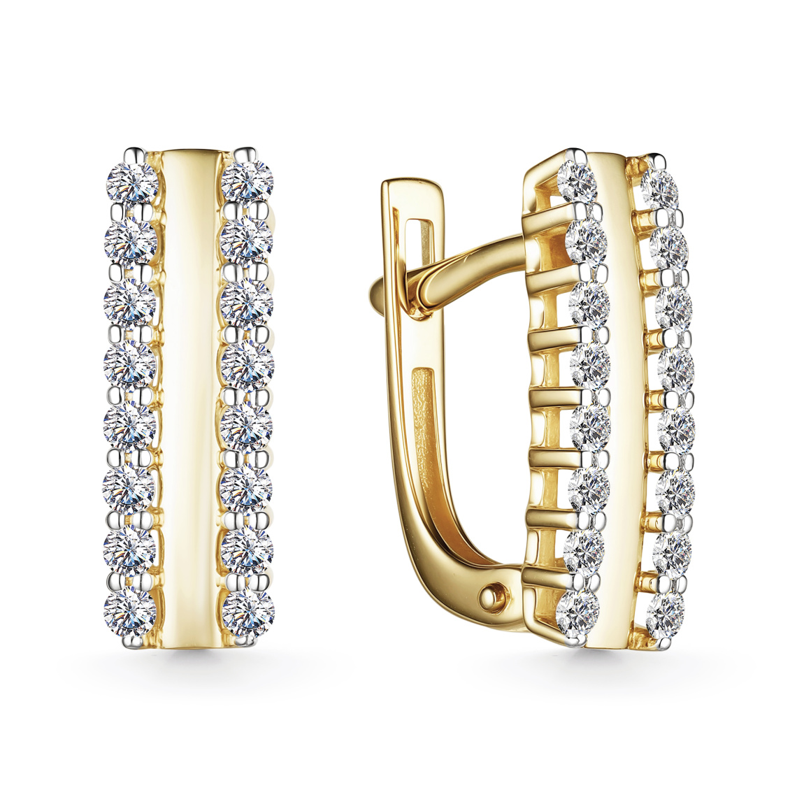 Серьги золотые 25829-300 | #default_image_alt#