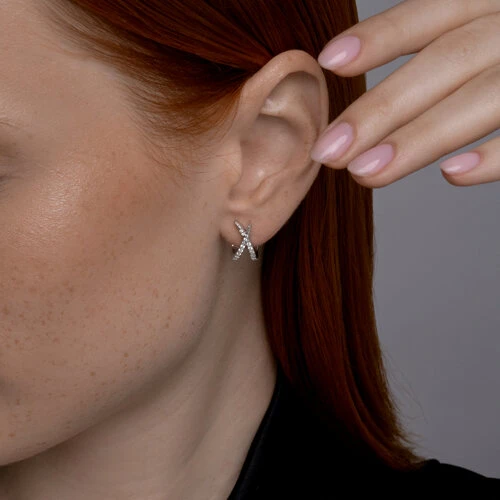 Серьги серебряные 94026757 | Ювелирные изделия От «соколов» купить по выгодной цене в ювелирном магазине ⭐️ «Золотая Подкова»