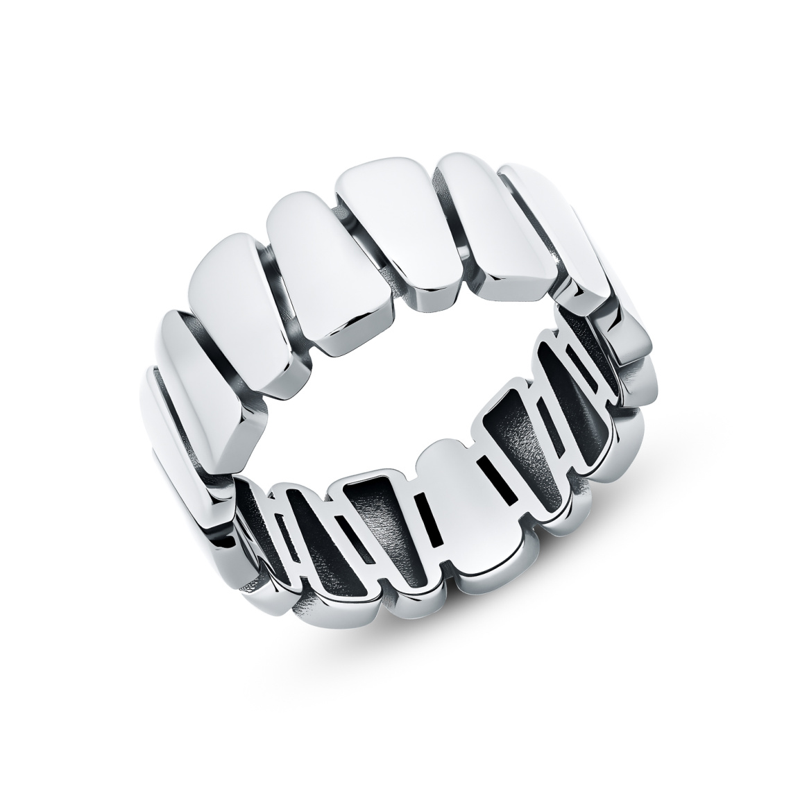 Кольцо серебряное 01203-10-090101-00 | Серьги серебряные 01203-20-090101-00 купить по цене 15750 руб. в ювелирном магазине ⭐️ «Золотая Подкова»