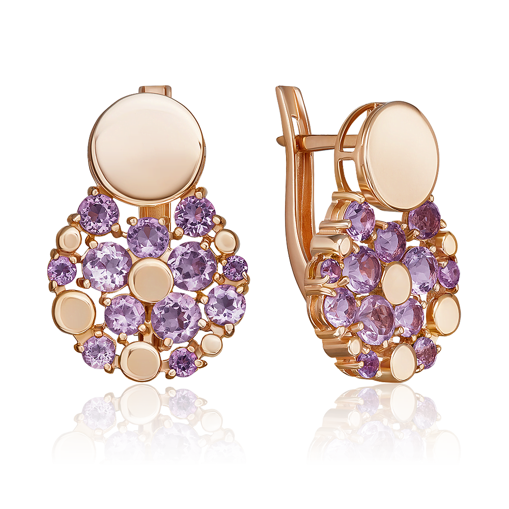 Серьги золотые 02-5404-00-203-1110 | Подвеска золотая 03-3571-00-203-1110 купить по цене 24532 руб. в ювелирном магазине ⭐️ «Золотая Подкова»