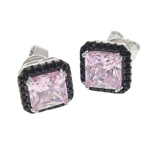 Серьги серебряные SE-C0727-p | Пусеты гвоздики серьги купить по выгодной цене в ювелирном магазине ⭐️ «Золотая Подкова»