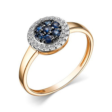 Кольцо золотое 15656-102 | Подвеска золотая 35656-102 купить по цене 103370 руб. в ювелирном магазине ⭐️ «Золотая Подкова»