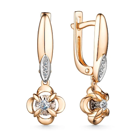 Серьги золотые 24494-100 | Серьги с бриллиантами купить по выгодной цене в ювелирном магазине ⭐️ «Золотая Подкова» Серьги золотые 24494-100 | Серьги с бриллиантами купить по выгодной цене в ювелирном магазине ⭐️ «Золотая Подкова»