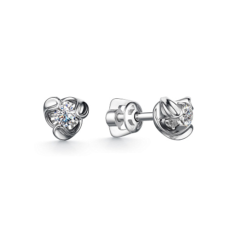 Серьги золотые 24265-200 | Кольцо золотое 14265-200 купить по цене 54090 руб. в ювелирном магазине ⭐️ «Золотая Подкова»
