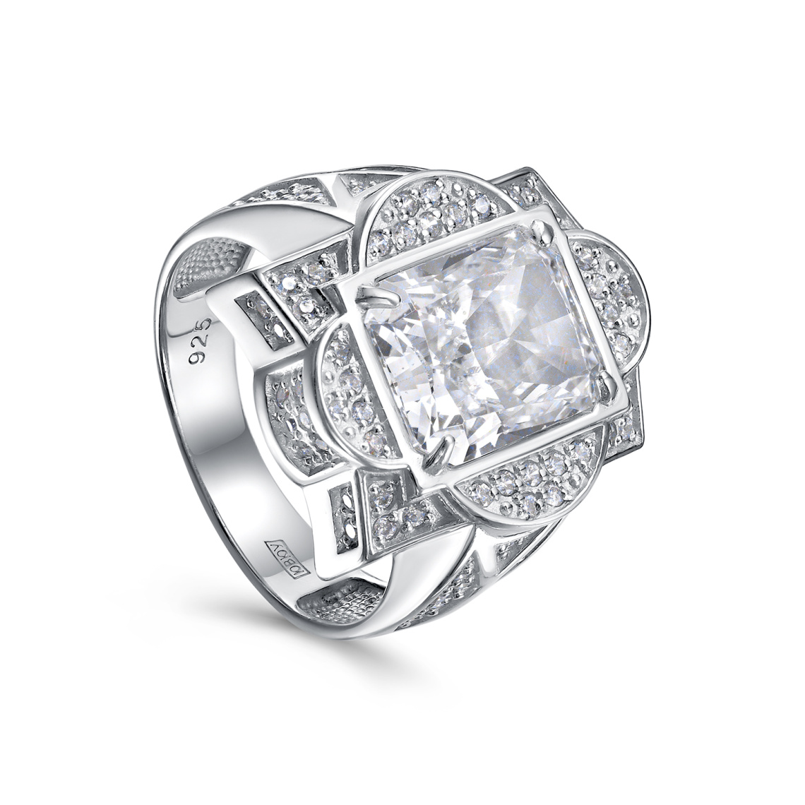 Кольцо серебряное 11-792-21500 | Серьги серебряные 12-792-21500 купить по цене 10954 руб. в ювелирном магазине ⭐️ «Золотая Подкова»