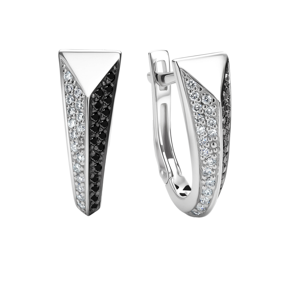 Серьги из золота с бриллиантами