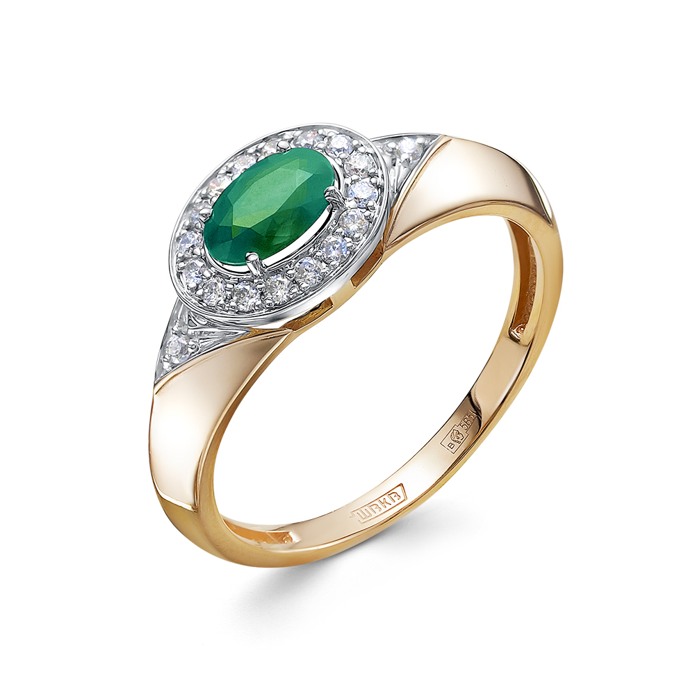 Кольцо золотое 1-11-1196-120 | Подвеска золотая 3-11-1196-120 купить по цене 54236 руб. в ювелирном магазине ⭐️ «Золотая Подкова»