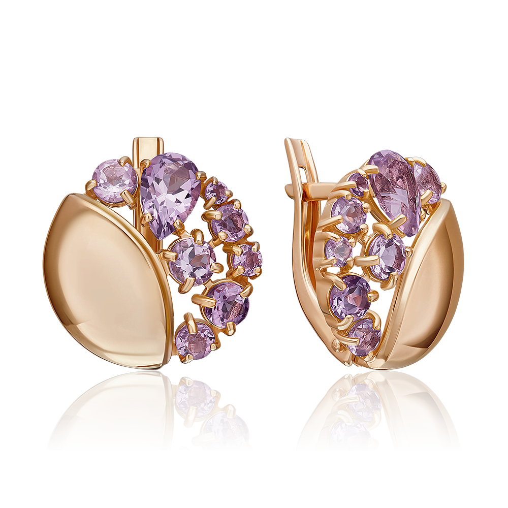 Серьги золотые 02-5396-00-203-1110 | Подвеска золотая 03-3563-00-203-1110 купить по цене 25856 руб. в ювелирном магазине ⭐️ «Золотая Подкова»