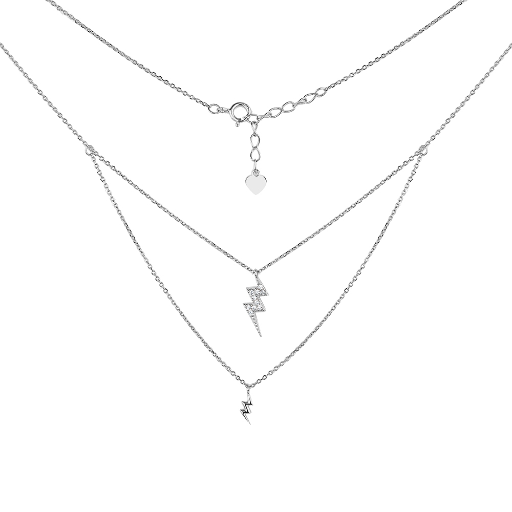 Колье из серебра