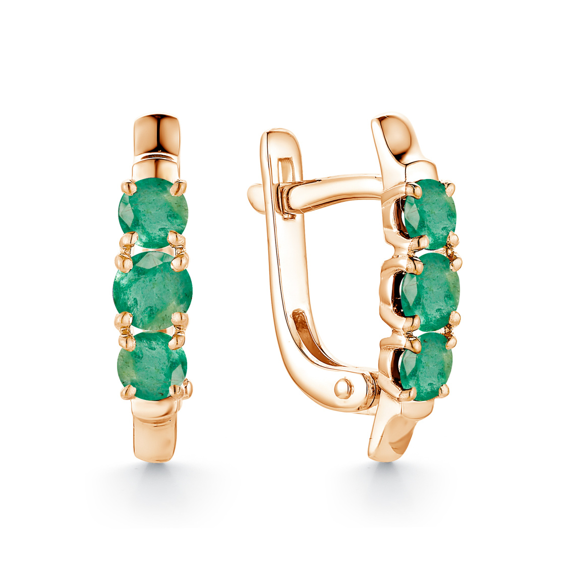 Серьги золотые 23206-101 | Кольцо золотое 13206-101 купить по цене 49776 руб. в ювелирном магазине ⭐️ «Золотая Подкова»