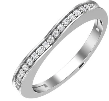 Кольцо серебряное 0101546-00775 | Кольца дорожка купить по выгодной цене в ювелирном магазине ⭐️ «Золотая Подкова»