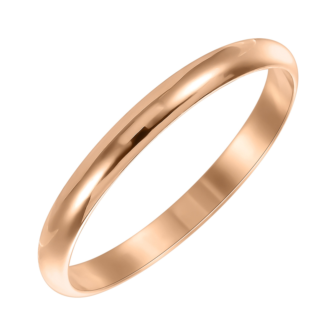 Кольцо золотое 809-00087-10-00-00-25 | Кольцо золотое 8287-25 "Классика" 25мм купить по цене 12408 руб. в ювелирном магазине ⭐️ «Золотая Подкова»