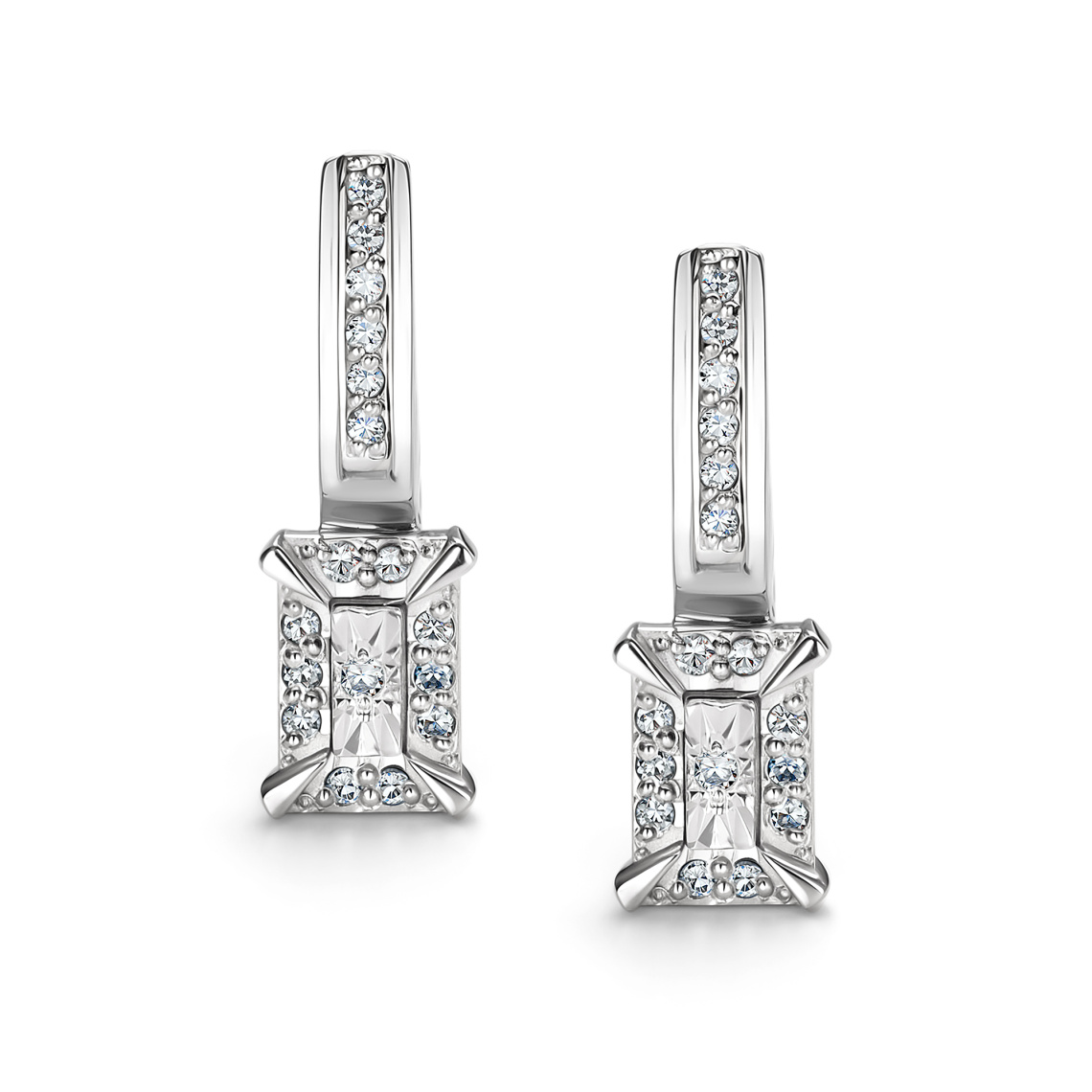 Серьги золотые 26629-200 | Кольцо золотое 16629-200 купить по цене 64076 руб. в ювелирном магазине ⭐️ «Золотая Подкова»