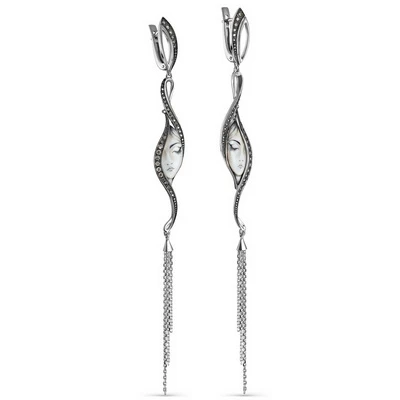 Серьги из золота с бриллиантами